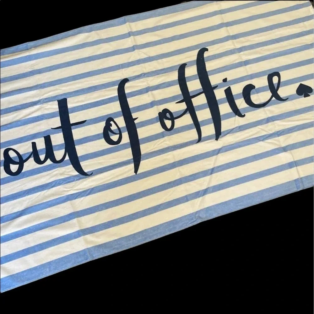 🆕 Kate Spade OUT OF OFFICE Beach Towel